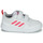 Cipők Lány Rövid szárú edzőcipők adidas Performance TENSAUR C Fehér / Rózsaszín