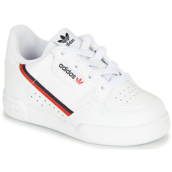 Cipők Gyerek Rövid szárú edzőcipők adidas Originals CONTINENTAL 80 I Fehér