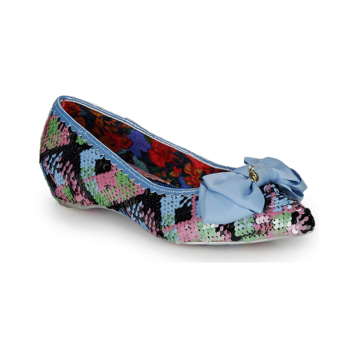Cipők Női Balerina cipők
 Irregular Choice MINT SLICE Rózsaszín / Kék