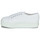 Cipők Női Rövid szárú edzőcipők Superga 2790-COTWPRINTEDLOGOGLITTER Fehér