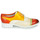 Cipők Női Oxford cipők Melvin & Hamilton AMELIE 85 Fehér / Citromsárga / Barna