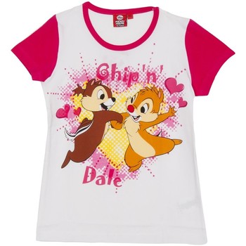 Ruhák Lány Rövid ujjú pólók Disney WD26120-FUCSIA Rózsaszín