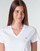 Ruhák Női Rövid ujjú pólók Tommy Hilfiger HERITAGE V-NECK TEE Fehér