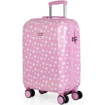 Táskák Lány Keményfedeles bőröndök Itaca STARS 40 liter Rózsaszín