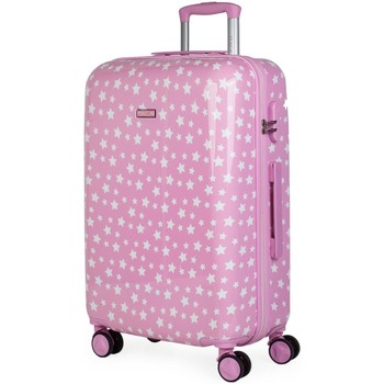 Táskák Lány Keményfedeles bőröndök Itaca STARS 66 liter Rózsaszín