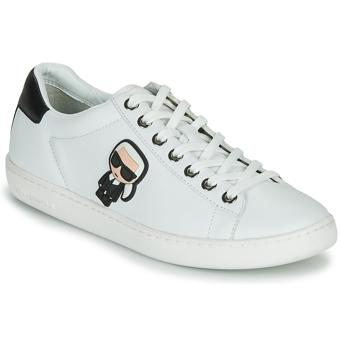 Cipők Női Rövid szárú edzőcipők Karl Lagerfeld KUPSOLE II KARL IKONIC LO LACE Fehér
