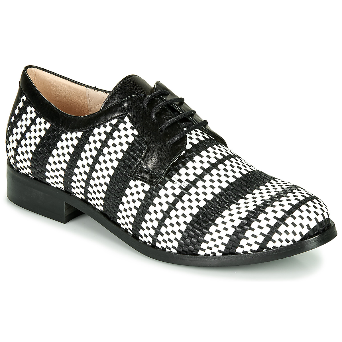 Cipők Női Oxford cipők Fericelli MILEYNE Fekete  / Et / Fehér