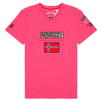 Ruhák Fiú Rövid ujjú pólók Geographical Norway JIRI Rózsaszín