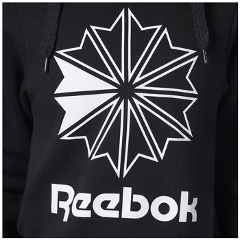 Reebok Sport CL FL Big Logo Hood Fekete 