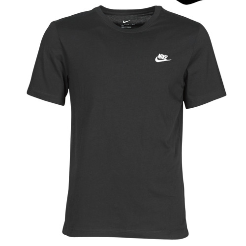 Ruhák Férfi Rövid ujjú pólók Nike M NSW CLUB TEE Fekete  / Fehér