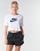 Ruhák Női Rövid ujjú pólók Nike W NSW TEE ESSNTL CRP ICN FTR Fehér / Fekete 