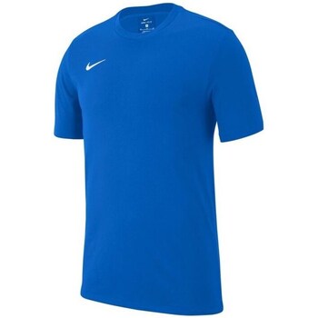 Ruhák Fiú Rövid ujjú pólók Nike JR Team Club 19 Kék