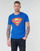 Ruhák Férfi Rövid ujjú pólók Yurban SUPERMAN LOGO CLASSIC Kék