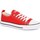Cipők Női Rövid szárú edzőcipők American Club AM623D Fehér, Piros