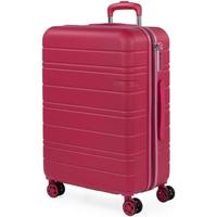 Táskák Keményfedeles bőröndök Jaslen San Marino 89 L Rózsaszín