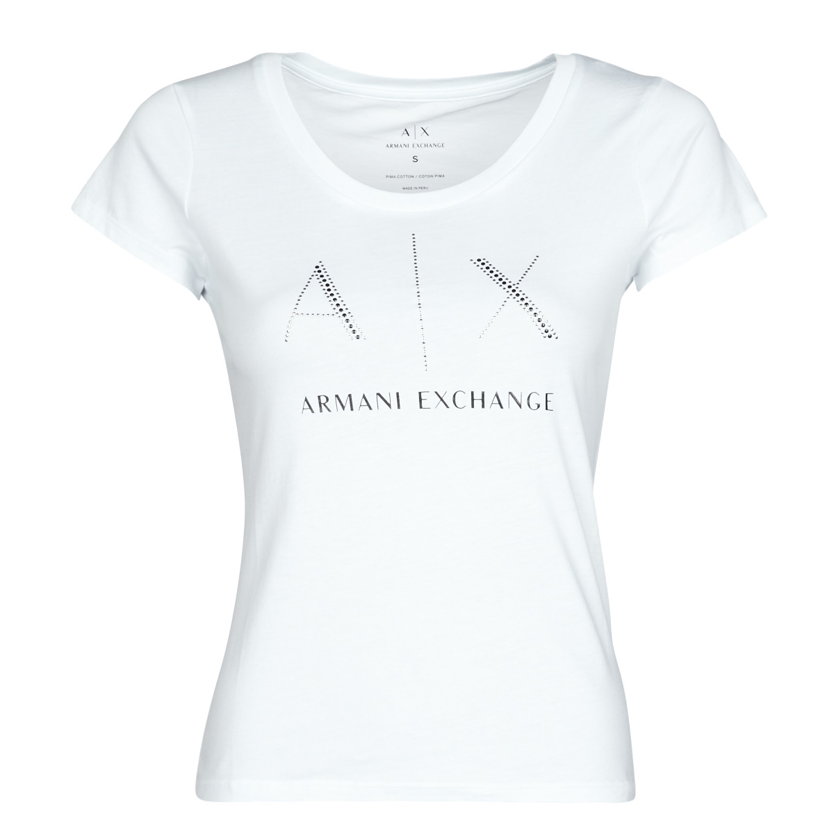 Ruhák Női Rövid ujjú pólók Armani Exchange 8NYT83 Fehér