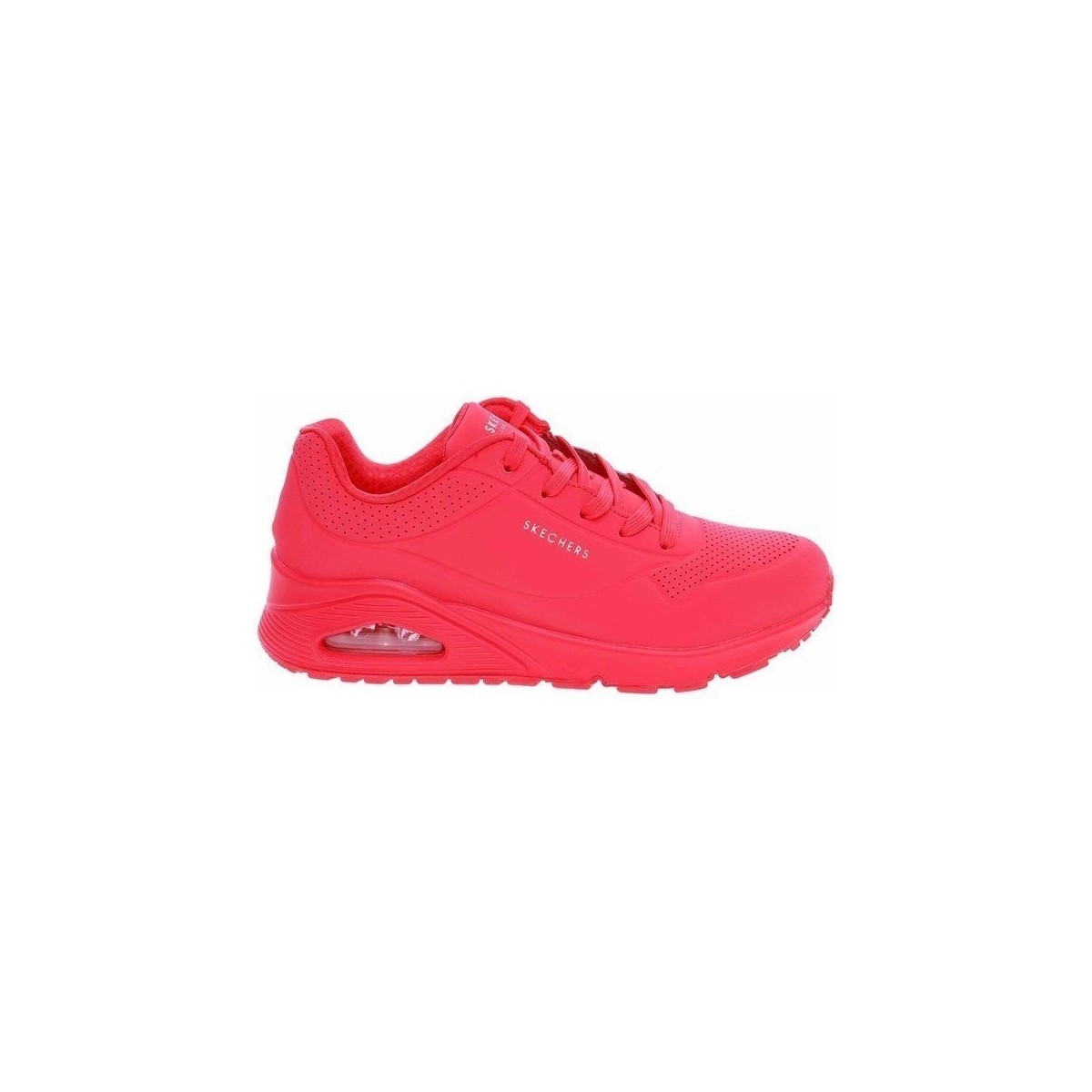 Cipők Női Rövid szárú edzőcipők Skechers Uno Piros