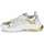 Cipők Női Rövid szárú edzőcipők John Galliano 3646 Fehér / Arany