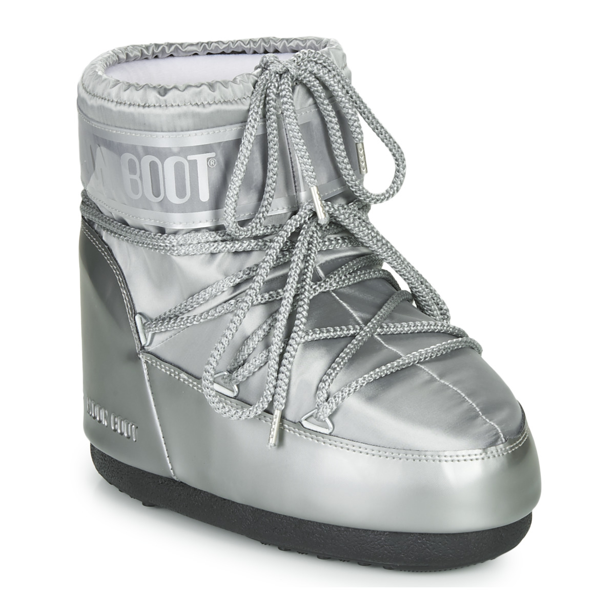 Cipők Női Hótaposók Moon Boot MOON BOOT CLASSIC LOW GLANCE Ezüst