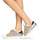 Cipők Női Rövid szárú edzőcipők Meline IN1344 Fehér / Bézs / Arany