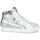 Cipők Női Magas szárú edzőcipők Meline IN1363 Fehér / Ezüst