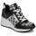 Cipők Női Rövid szárú edzőcipők MICHAEL Michael Kors GEORGIE TRAINER Fekete  / Fehér