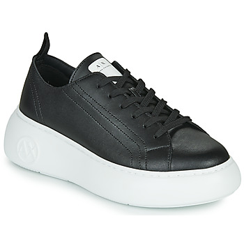 Cipők Női Rövid szárú edzőcipők Armani Exchange XCC64-XDX043 Fekete 