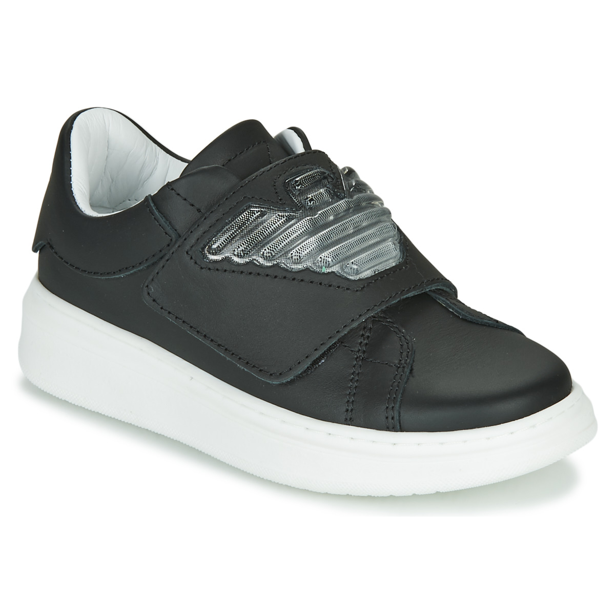Cipők Gyerek Rövid szárú edzőcipők Emporio Armani XYX014-XOI08 Fekete 