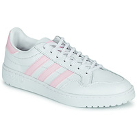 Cipők Női Rövid szárú edzőcipők adidas Originals TEAM COURT W Fehér / Rózsaszín