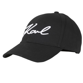 Textil kiegészítők Női Baseball sapkák Karl Lagerfeld K/SIGNATURE CAP Fekete 