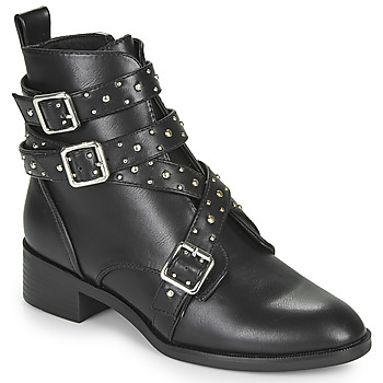 Only BRIGHT 14 PU STUD BOOT Fekete 