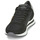 Cipők Női Rövid szárú edzőcipők Philippe Model TROPEZ X BASIC Fekete  / Ezüst