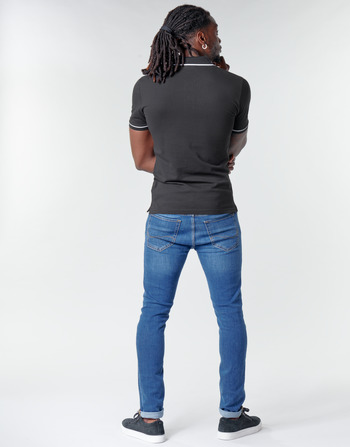 Calvin Klein Jeans TIPPING SLIM POLO Fekete 