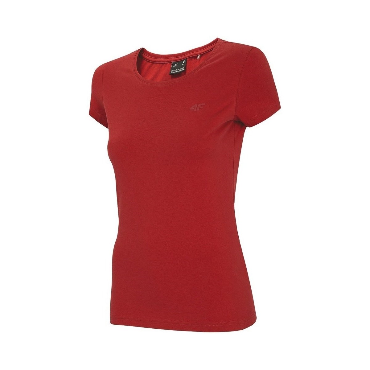 Ruhák Női Rövid ujjú pólók 4F TSD001 Piros