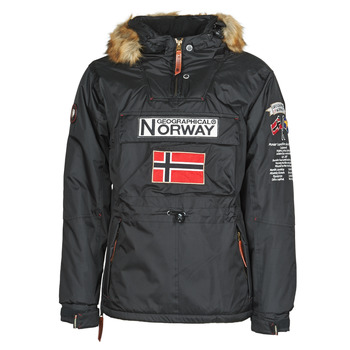 Ruhák Férfi Parka kabátok Geographical Norway BARMAN Fekete 