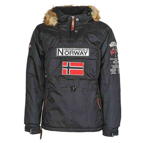 Ruhák Férfi Parka kabátok Geographical Norway BARMAN Fekete 