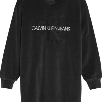 Ruhák Lány Rövid ruhák Calvin Klein Jeans IG0IG00711-BEH Fekete 