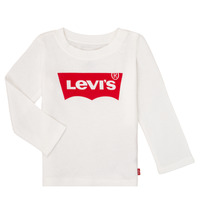 Ruhák Lány Hosszú ujjú pólók Levi's BATWING TEE LS Fehér
