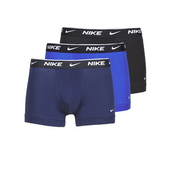Fehérnemű Férfi Boxerek Nike EVERYDAY COTTON STRETCH Fekete  / Tengerész / Kék