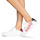 Cipők Női Rövid szárú edzőcipők Bons baisers de Paname SIMONE AMOUR/HAINE Fehér