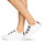 Cipők Női Rövid szárú edzőcipők Bons baisers de Paname EDITH GLITTER TONGUE Fehér