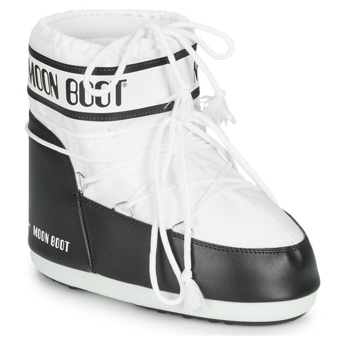 Cipők Női Hótaposók Moon Boot CLASSIC LOW 2 Fehér / Fekete