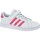 Cipők Gyerek Rövid szárú edzőcipők adidas Originals Grand Court K Rózsaszín, Fehér
