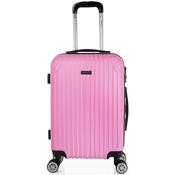 Táskák Keményfedeles bőröndök Itaca Sevron között Rózsaszín