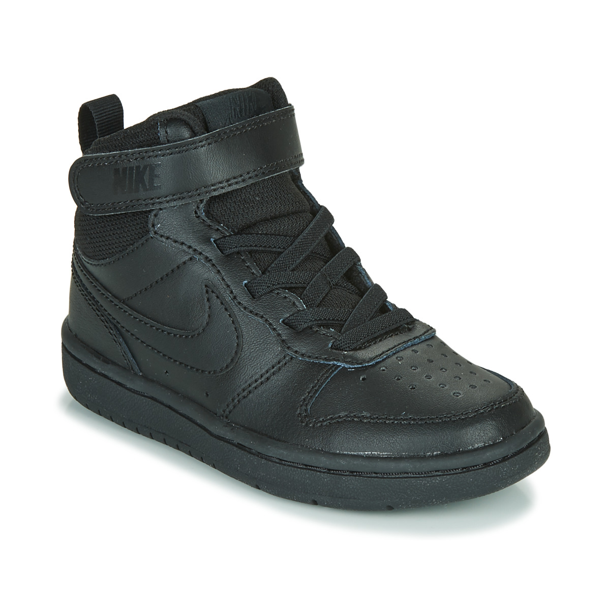 Cipők Gyerek Magas szárú edzőcipők Nike COURT BOROUGH MID 2 PS Fekete 
