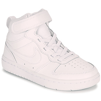 Cipők Gyerek Magas szárú edzőcipők Nike COURT BOROUGH MID 2 PS Fehér