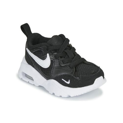 Cipők Gyerek Rövid szárú edzőcipők Nike AIR MAX FUSION TD Fekete  / Fehér