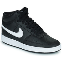 Cipők Magas szárú edzőcipők Nike Nike Court Vision Mid Fekete  / Fehér