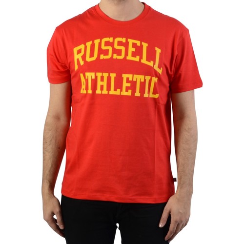 Ruhák Férfi Rövid ujjú pólók Russell Athletic 131032 Piros