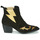 Cipők Női Bokacsizmák Fericelli NAUSSON Fekete  / Arany
